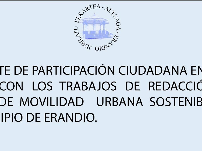 Información de la Asociación de personas jubiladas de Altzaga-Erandio, 18/10/2023